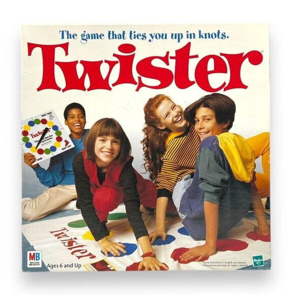 VINTAGE '98 Twister Milton Bradley Party Game Complete w Mat Spinner Instruction - Picture 2 of 16